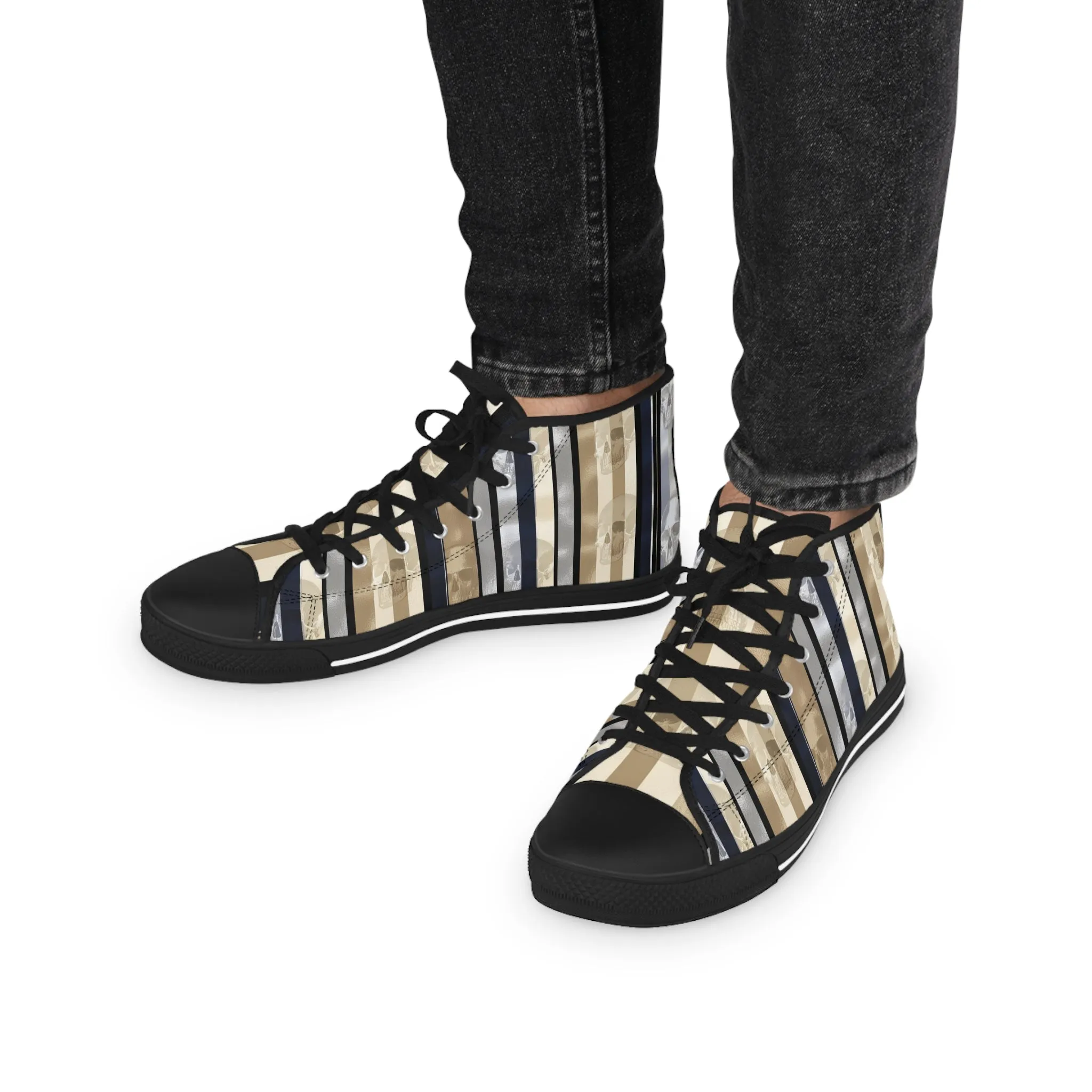 Stylish High Top Sneakers for Trendsetters | Striped Design