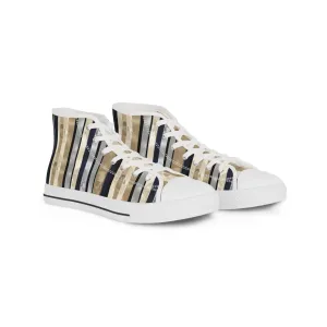 Stylish High Top Sneakers for Trendsetters | Striped Design