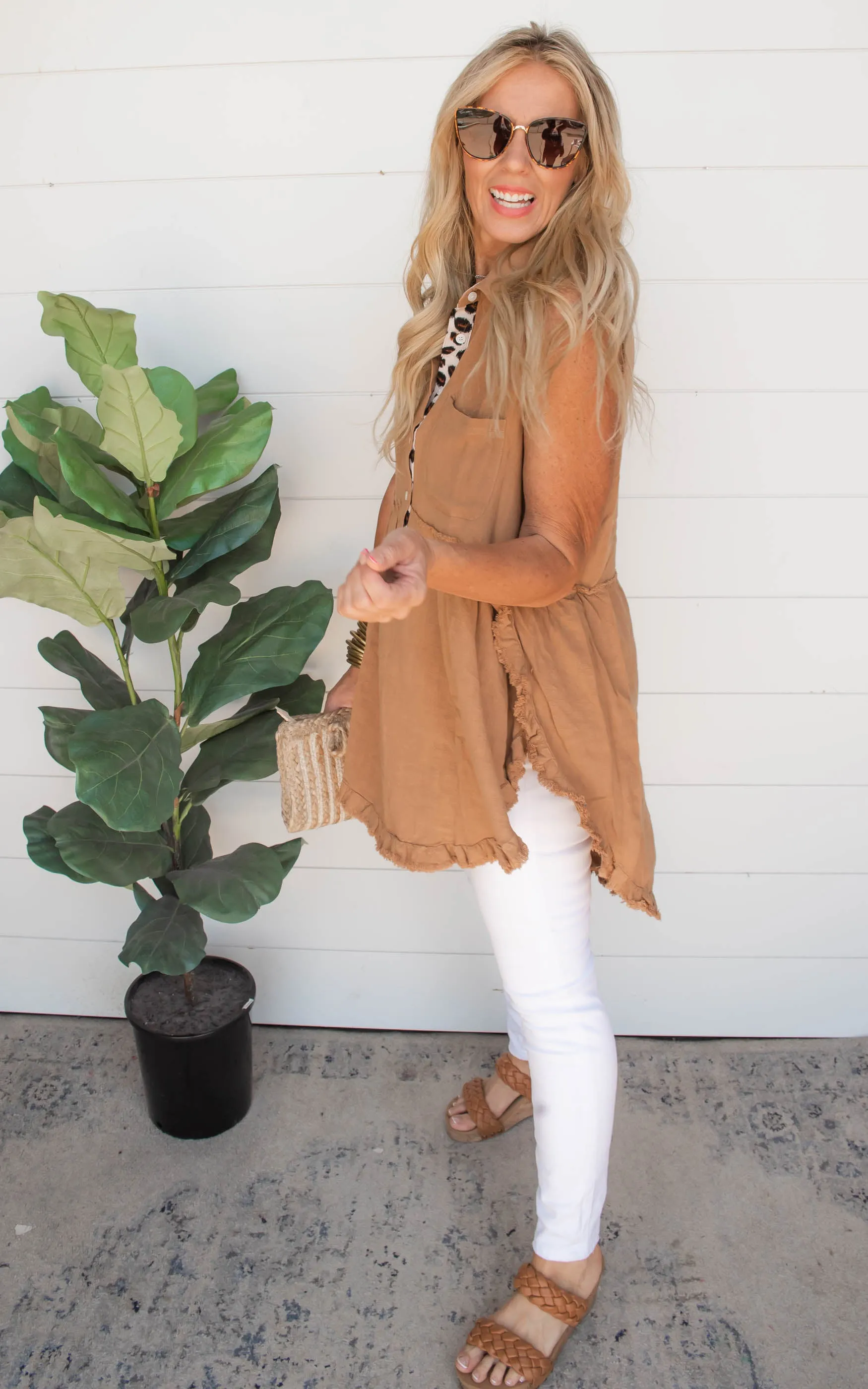 Toffee Tunic | Umgee - Final Sale