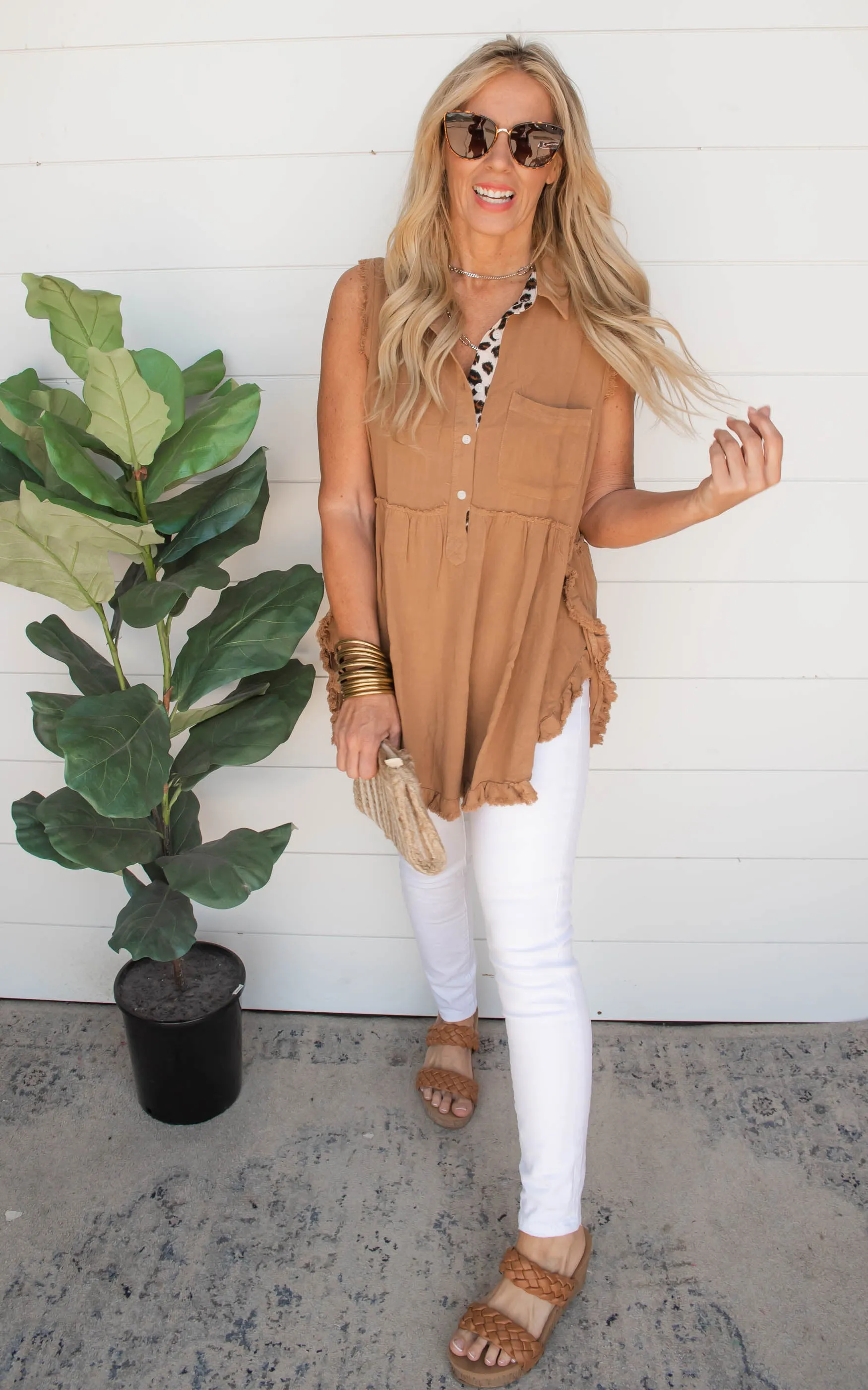 Toffee Tunic | Umgee - Final Sale