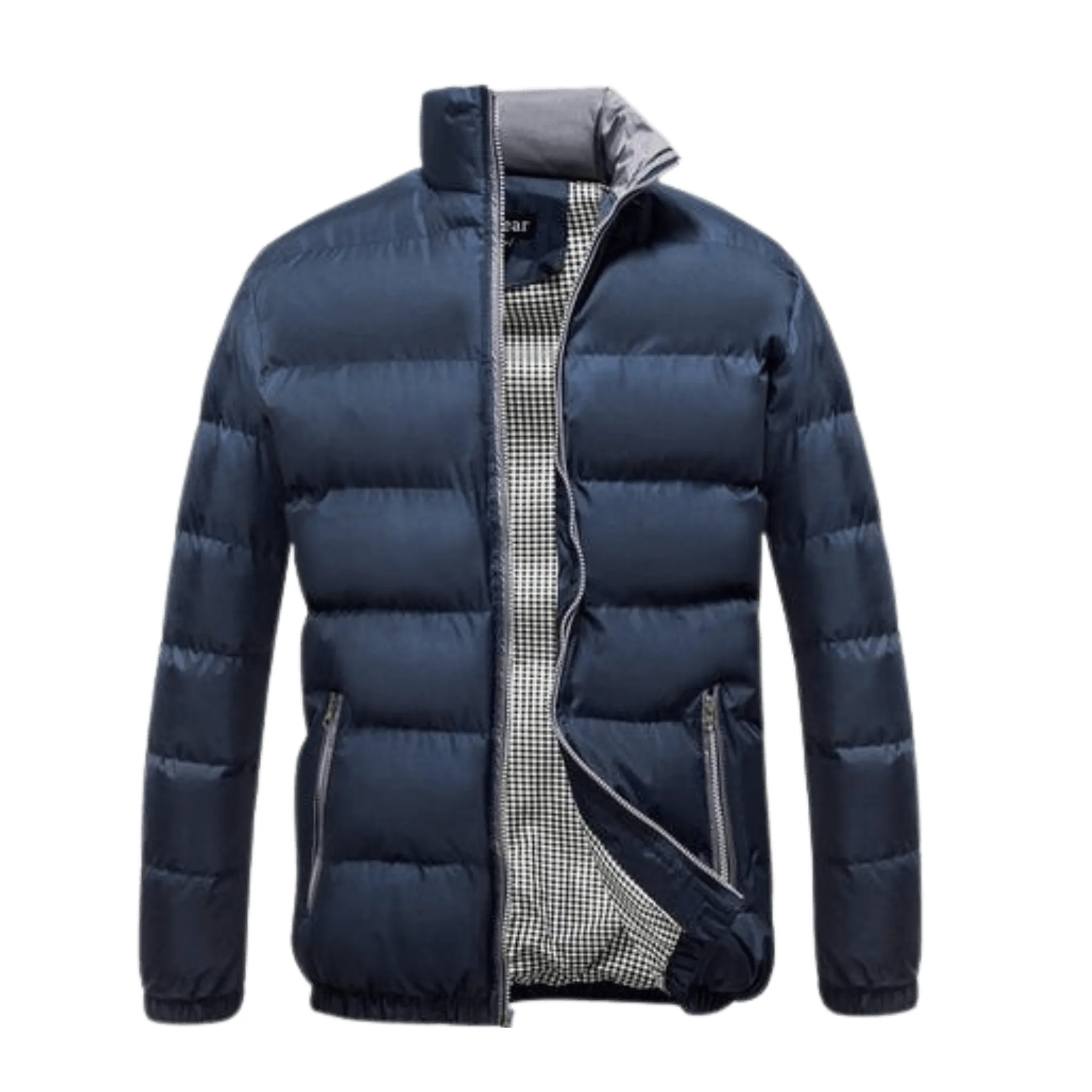 U2Wear Men's Puffer Jacket Winter-Ready, Water-Resistant Bomber Coat