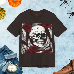 Ultimate Skull with Roses Tee Spooky Style