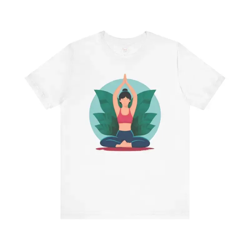Unisex Jersey Short Sleeve Tee for Yoga and Concert