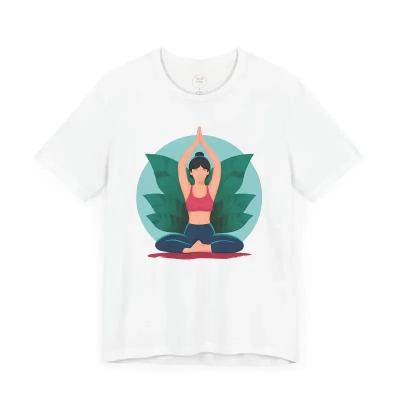 Unisex Jersey Short Sleeve Tee for Yoga and Concert