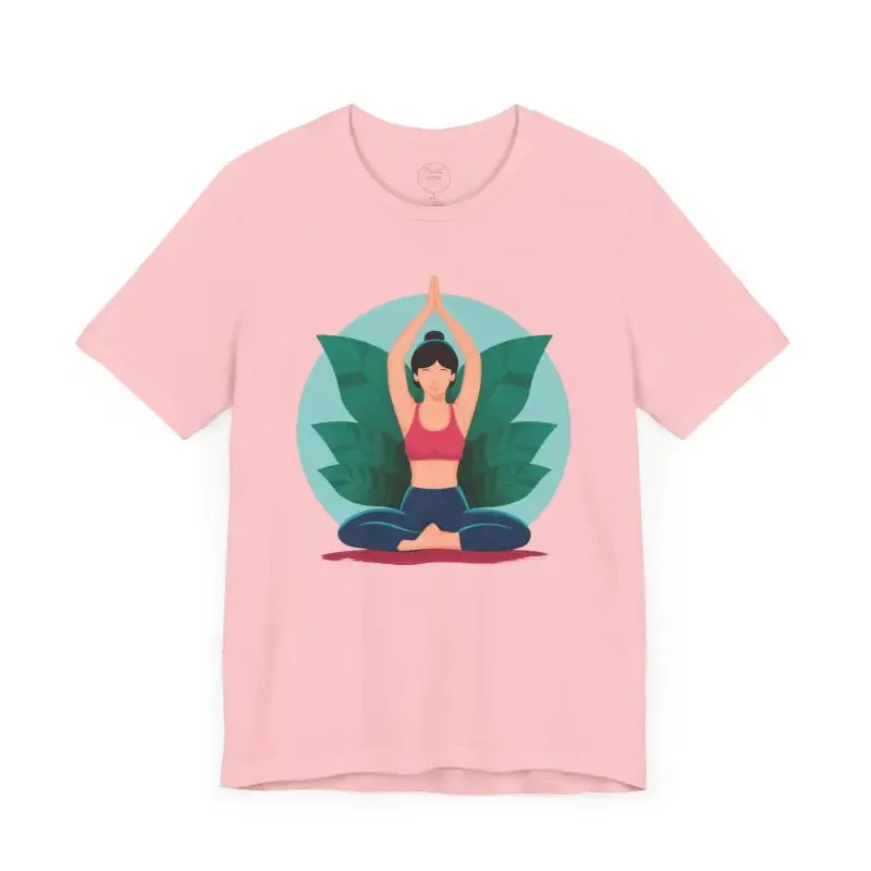 Unisex Jersey Short Sleeve Tee for Yoga and Concert
