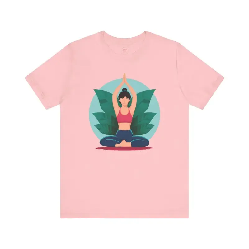 Unisex Jersey Short Sleeve Tee for Yoga and Concert