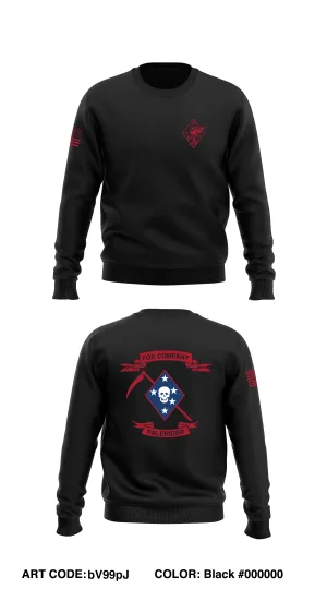 V21 Fox Company "Palerider" Core Men's Crewneck Performance Sweatshirt - bV99pJ
