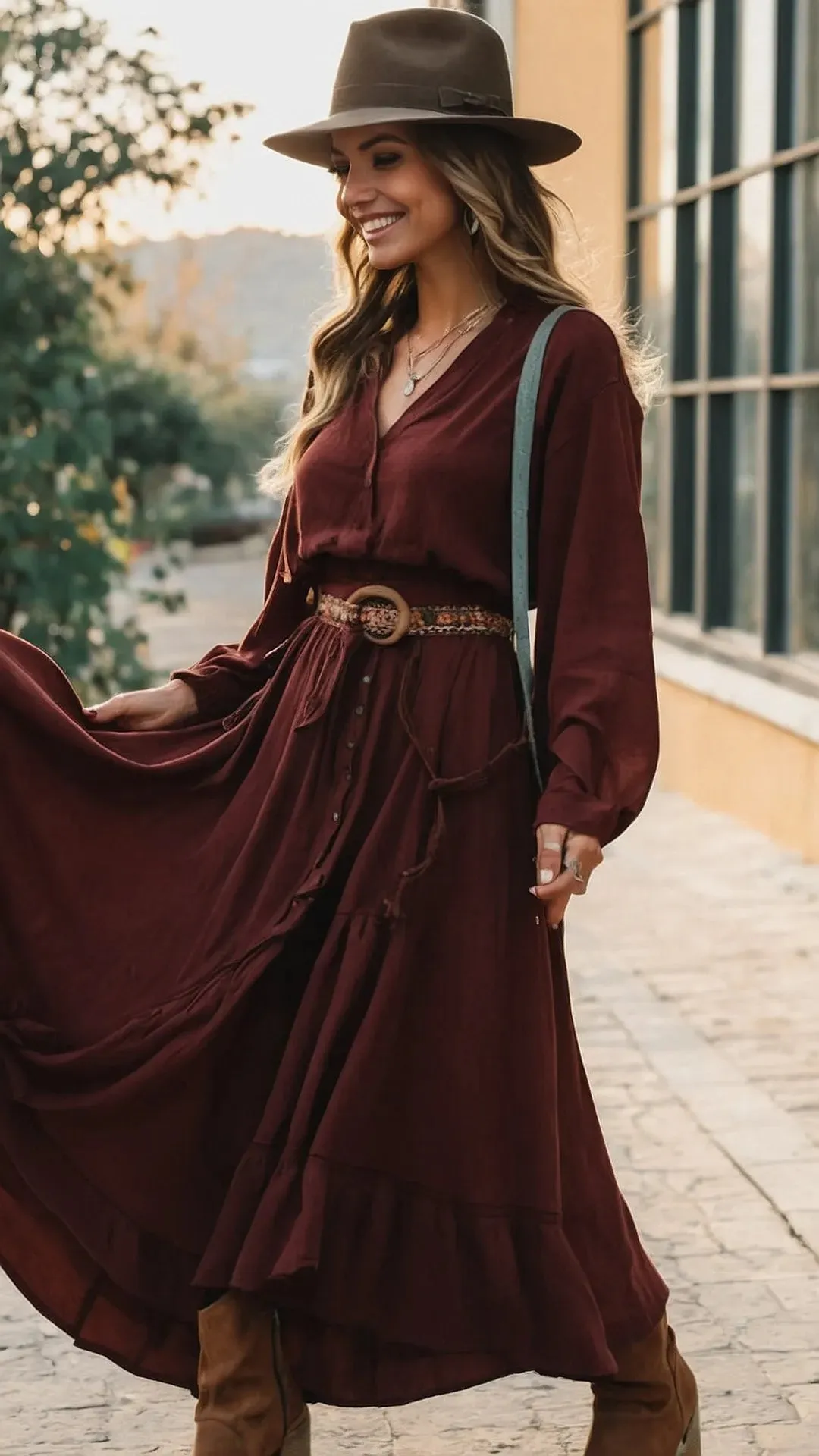 Wanderlust Styles: 15 Edgy Boho Outfits to Rock this Fall