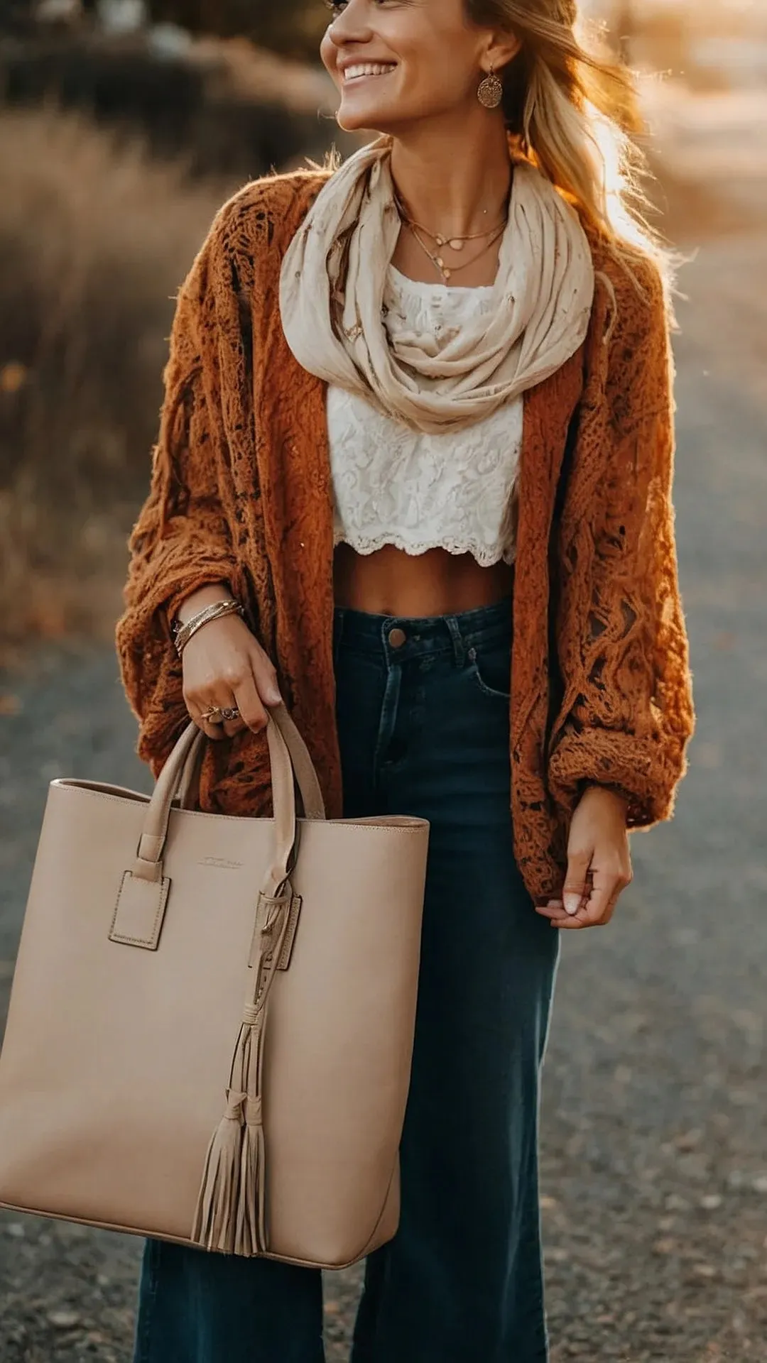 Wanderlust Styles: 15 Edgy Boho Outfits to Rock this Fall
