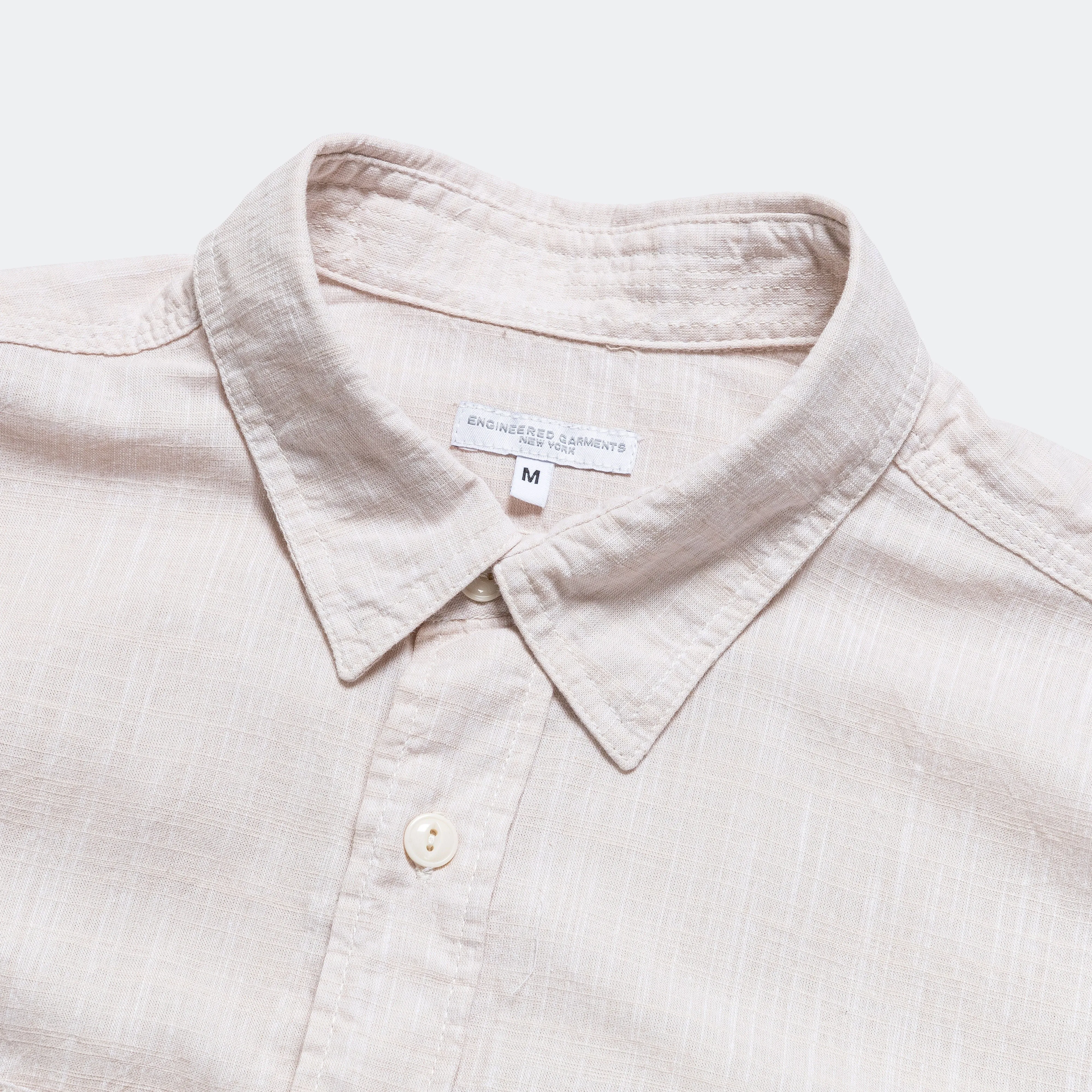 Work Shirt - Beige Cotton Slab