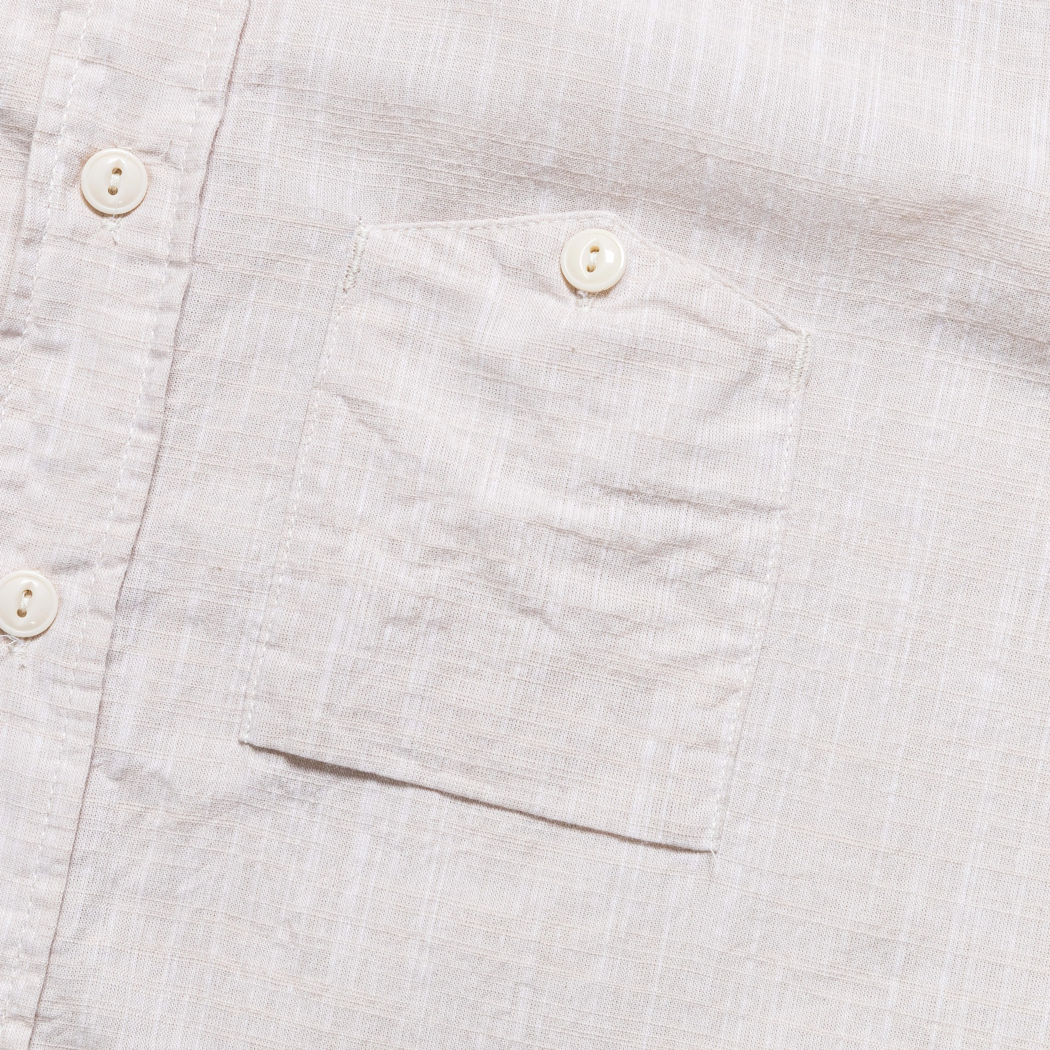 Work Shirt - Beige Cotton Slab
