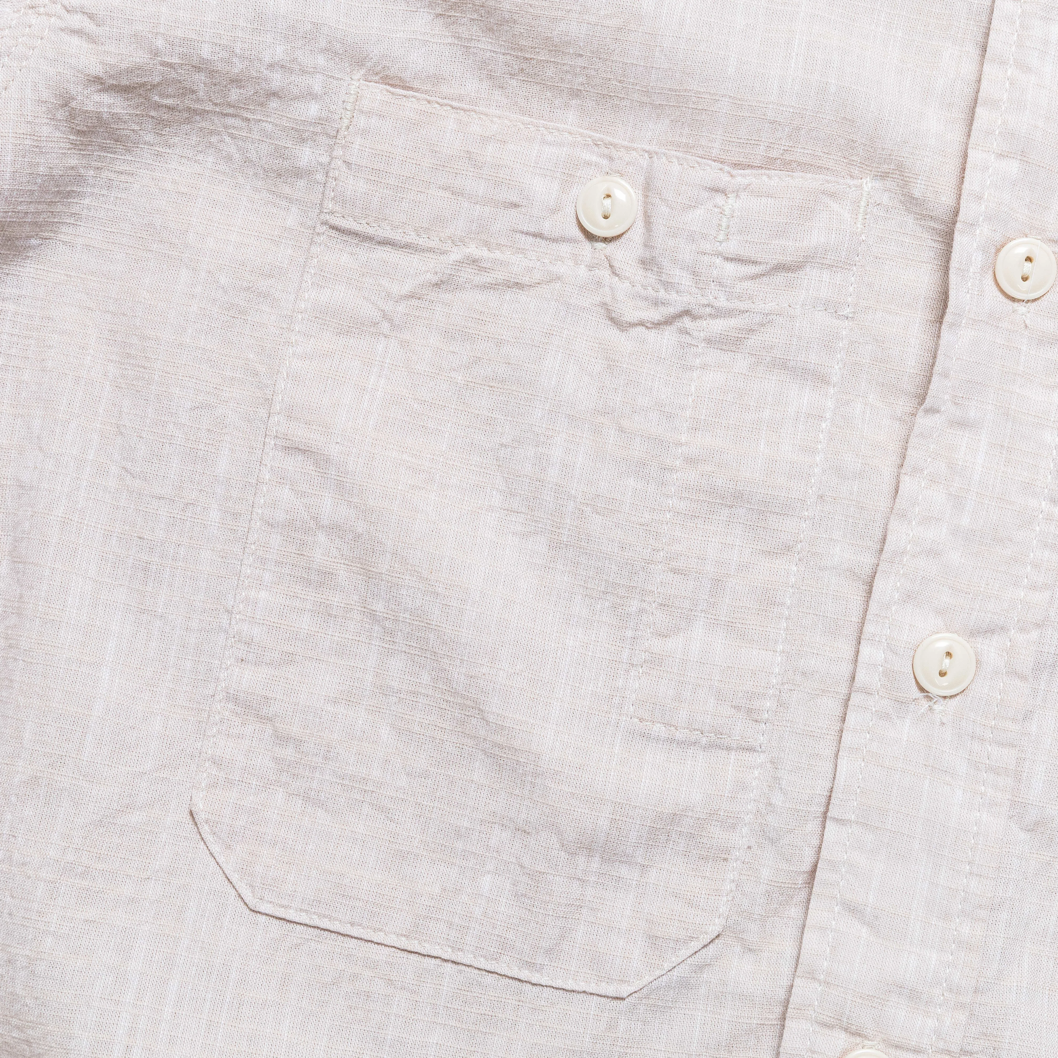 Work Shirt - Beige Cotton Slab